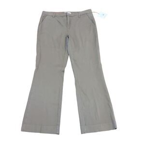 Lila Ryan The Jenalyn Bootcut Trousers Size 16 Taupe Grey